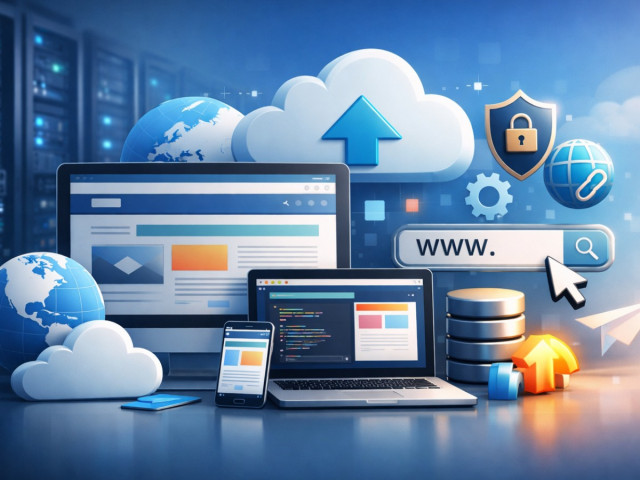 Armazenamento seu website on-line